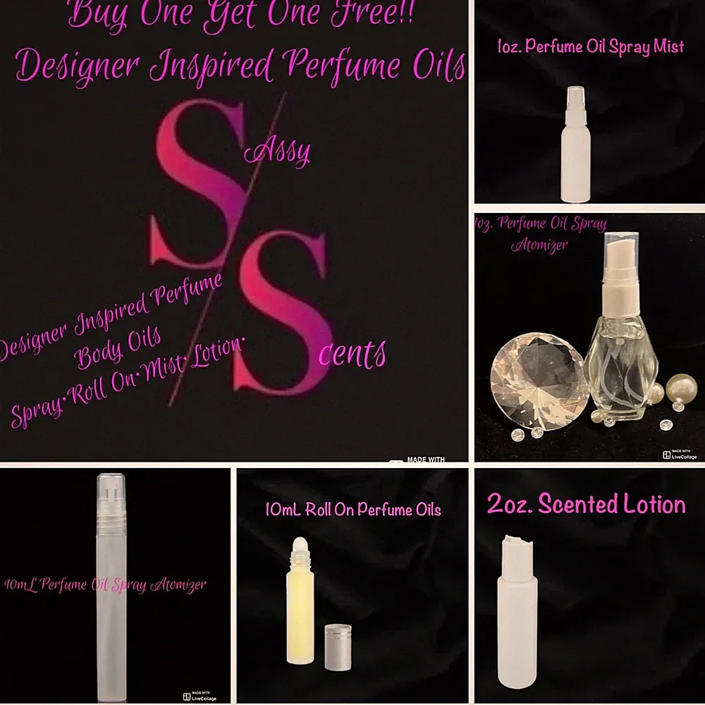 BUY 1 GET 1 FREE!! PERFUME BODY OILS!! CHOOSE: ROLL ON•SPRAY•LOTION•BODY MIST!!