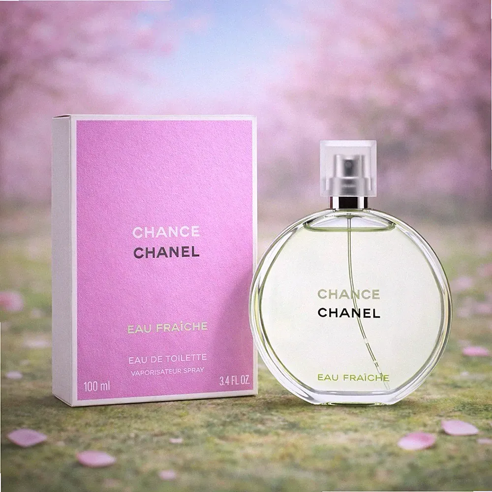 Chance Chanel Eau Fraiche Women's EDT 3.4 oz 100ml New Open Box Toilette Perfume