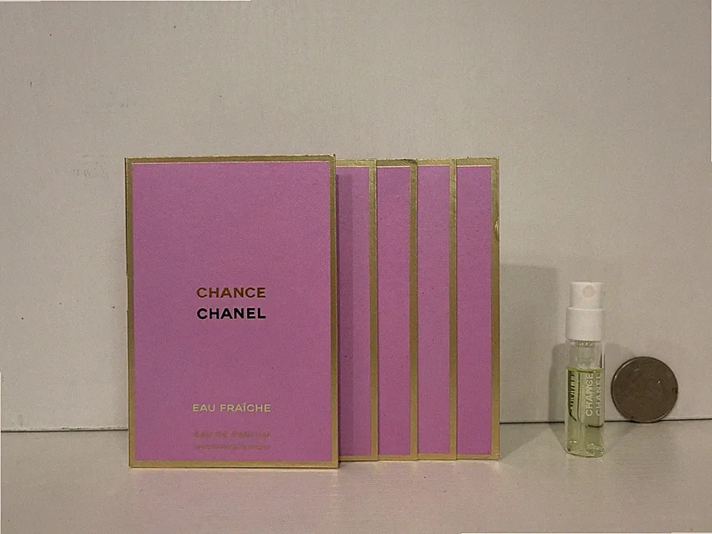 Chanel Chance Eau Fraiche EDP 1.5mlx 5 Perfume Sample Spray