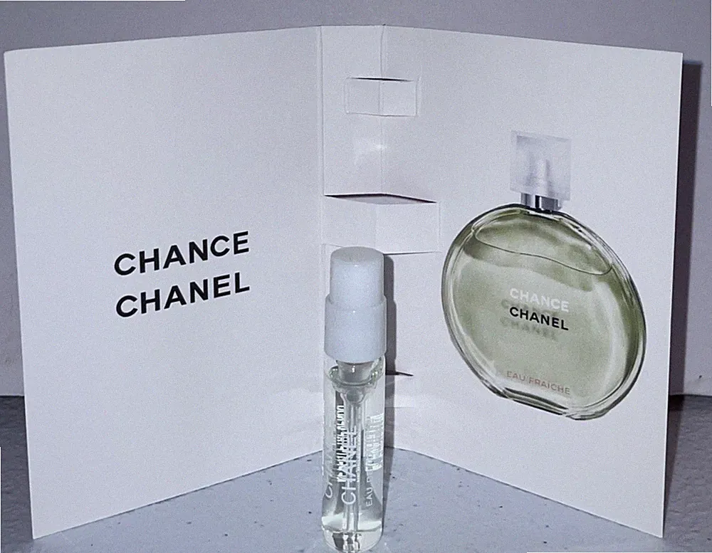 CHANEL CHANCE EAU FRAICHE EDT 1.5ml PERFUME SPRAY SAMPLE VIAL/ + Free Sample