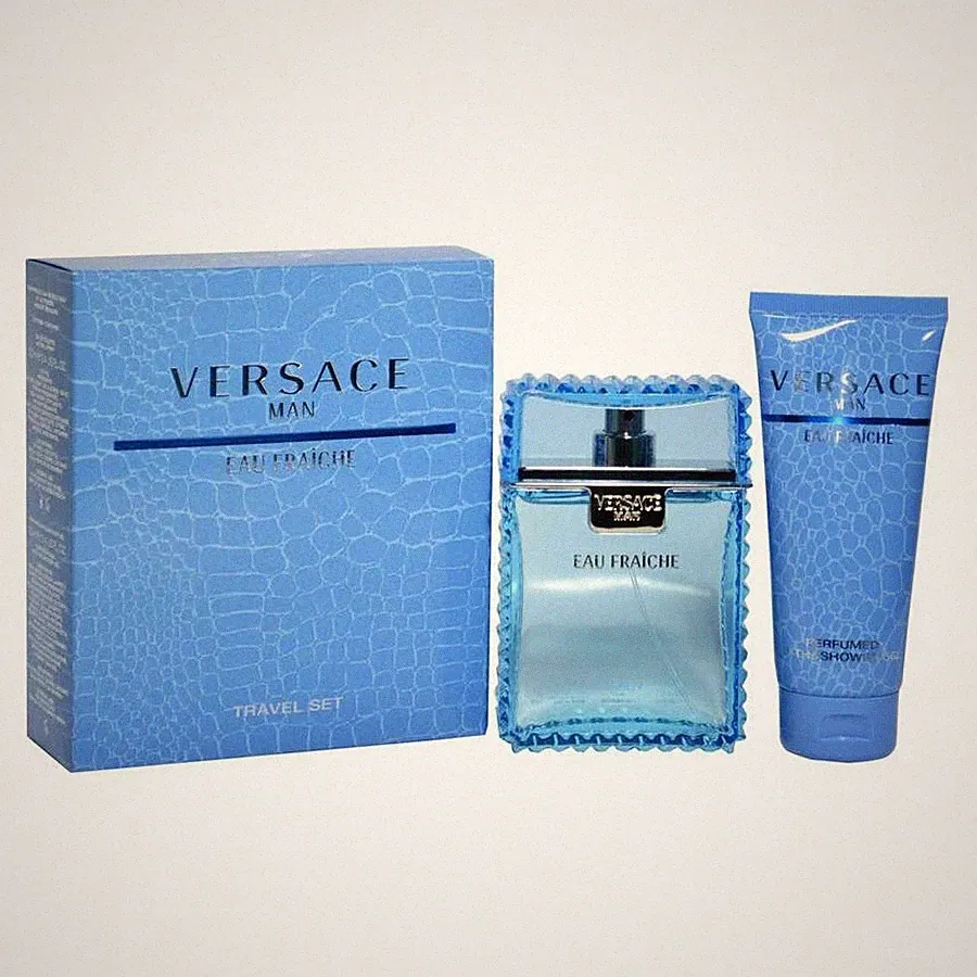 Versace Man Eau Fraiche / Versace Travel 2pcs EDT Set (m)